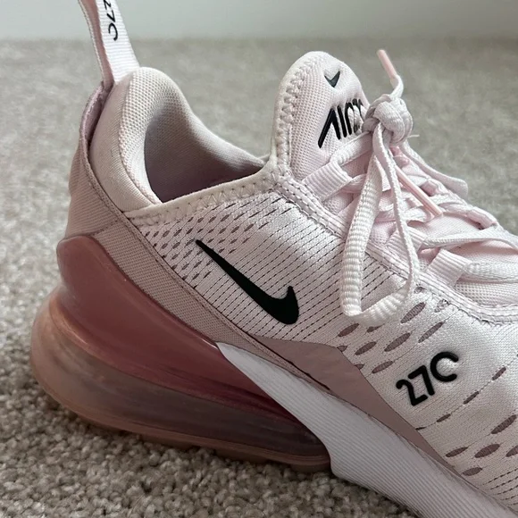 Nike Air Max 270 Light Soft Pink Rose White Womens Size 8 AH6789-604 - Picture 10 of 11
